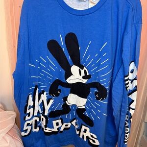 Blue Long Sleeve Oswald Tee